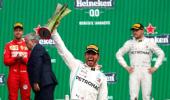 Hamilton wins in Mexico but must wait for sixth title