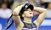 PICS: Andreescu sees off Mertens to make US Open semis