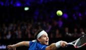 Laver Cup: Europe lead Team World after first day