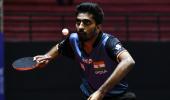 TT ace Sathiyan training with robot during lockdown