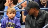 Tiger Woods battling son Charlie for green jacket