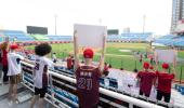 PIX: Baseball, soccer seasons get underway in Taiwan