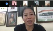 Mary Kom conducts online session for boxers