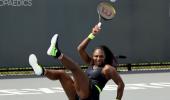 PIX: Scratchy Serena survives to advance in Kentucky