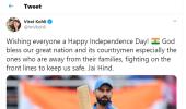 Sports stars extend Independence Day greetings