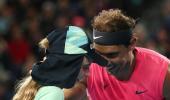 Nadal seals place in Round 3 with a kiss