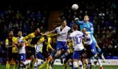 Soccer PIX: Tranmere oust Watford; Atletico stunned