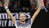 PHOTOS: Theim demolishes Zverev to make Aus Open final