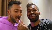 Pandya's unique birthday gift for brother Krunal