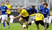 PHOTOS: Dortmund thrash Schalke as Bundesliga resumes