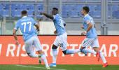 Soccer: Lazio strike late to draw vs Juve