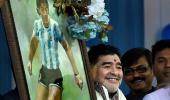 When Maradona refused to cut football-shaped cake!