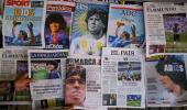 'God is dead': Newspapers pay tribute to Maradona