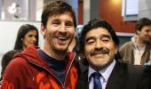 He isn't going anywhere; Maradona is eternal: Messi