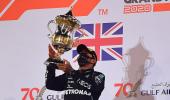 PICS: Hamilton wins crash-marred Bahrain Grand Prix