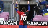 Messi salutes Maradona as Barca trounce Osasuna