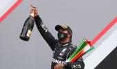 PICS: Hamilton breaks Schumi's F1 record 92nd win