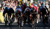 Tour de France: Ewan wins stage three