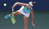 US Open: Brady tames Kerber to reach quarters