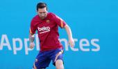 SEE: Messi back training with Barca