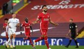 EPL PHOTOS: Salah tricks as Reds down impressive Leeds