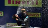 F1 PIX: Hamilton takes 90th win at dramatic Tuscan GP