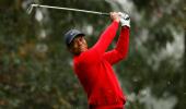 Woods posts first video of practice since car crash