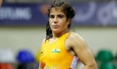 Sarita Mor retains Asian wrestling crown