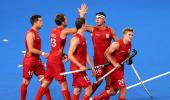 Belgium sends Spain packing, joins Aus, Germany in SF