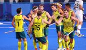 HOCKEY PIX: Aus sink Germany, set up Belgium final