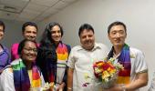 Bronze medallist, Sindhu returns to warm reception