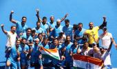 PICS: India hockey players celebrate bronze medal win!