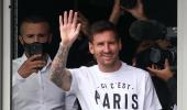 PIX: PSG fans give Messi hero's welcome in France