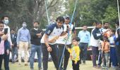 SEE: Neeraj Chopra enthrals students from 75 schools