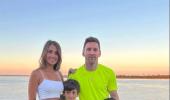 It's a Neon Christmas for Messi and family