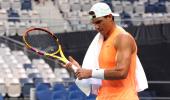 Nadal allays injury fears in Melbourne Park training