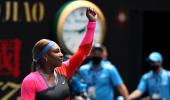 Aus Open PICS: Djokovic, Serena ease into second round