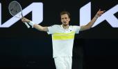 I almost broke my hand: Medvedev