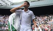 Djokovic downs Kudla to reach Wimbledon last 16