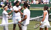 Bopanna-Mirza win historic all-Indian Wimbledon match