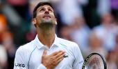 PIX: Djokovic storms into 10th Wimbledon semis