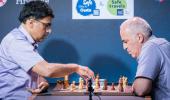 Clash of legends! Anand downs Kasparov in Croatia...