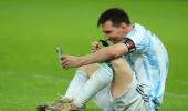 SEE: Messi makes video call to family after Copa win