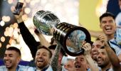 PICS: Messi wins first major title with Argentina