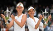 Hsieh wins third Wimbledon doubles title