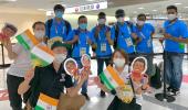 India's contingent checks in at Tokyo Games Village