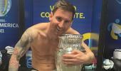 Messi pic breaks records on Instagram