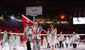 Kyrgyzstan, Tajikistan mask-shy at Games opening