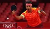 Olympics TT: Sharath enters 3rd round; Manika loses