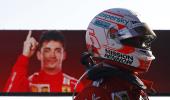 Ferrari's Leclerc on pole after crash-hit qualifying